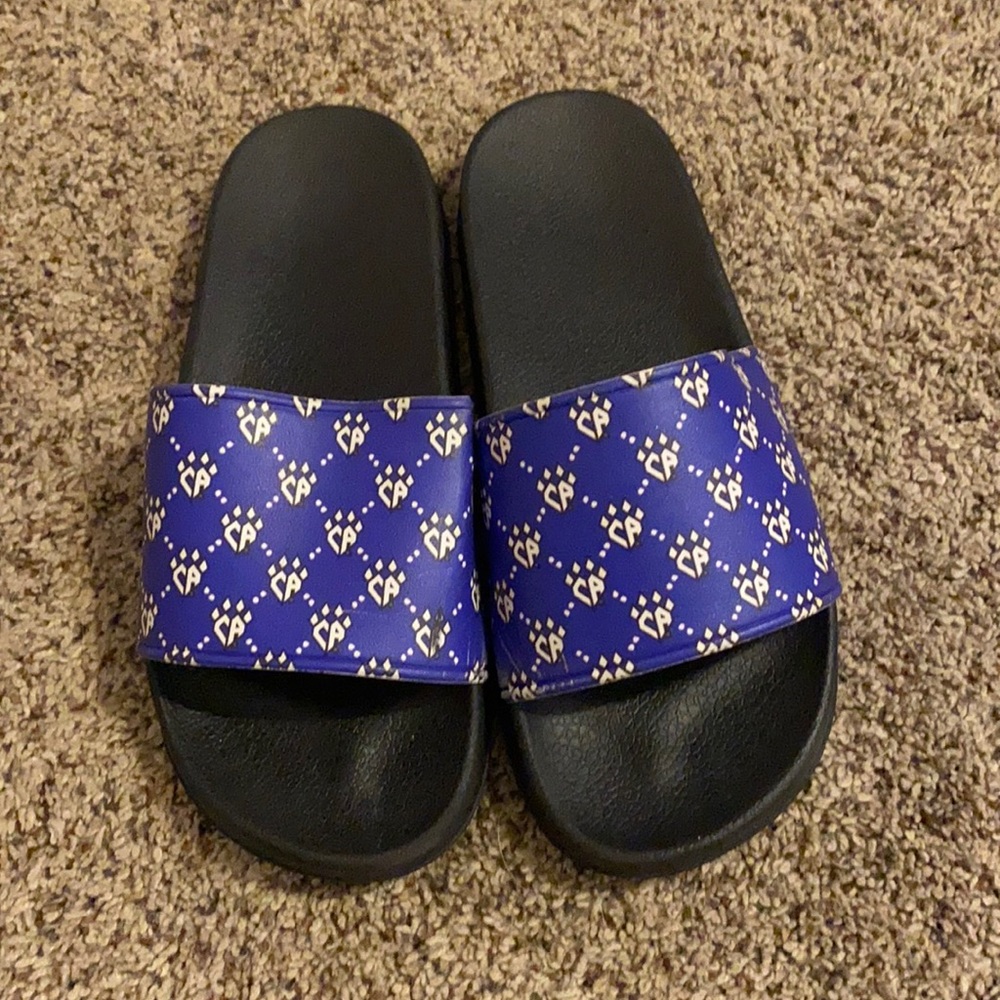 CHEER ATHLETICS LOGO SLIDES GIRLS YOUTH SIZE 1/2